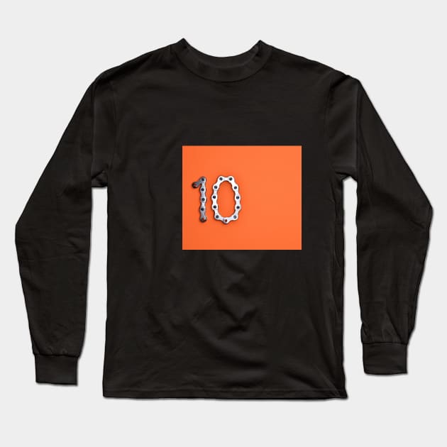 ten Long Sleeve T-Shirt by Light Up Glow 